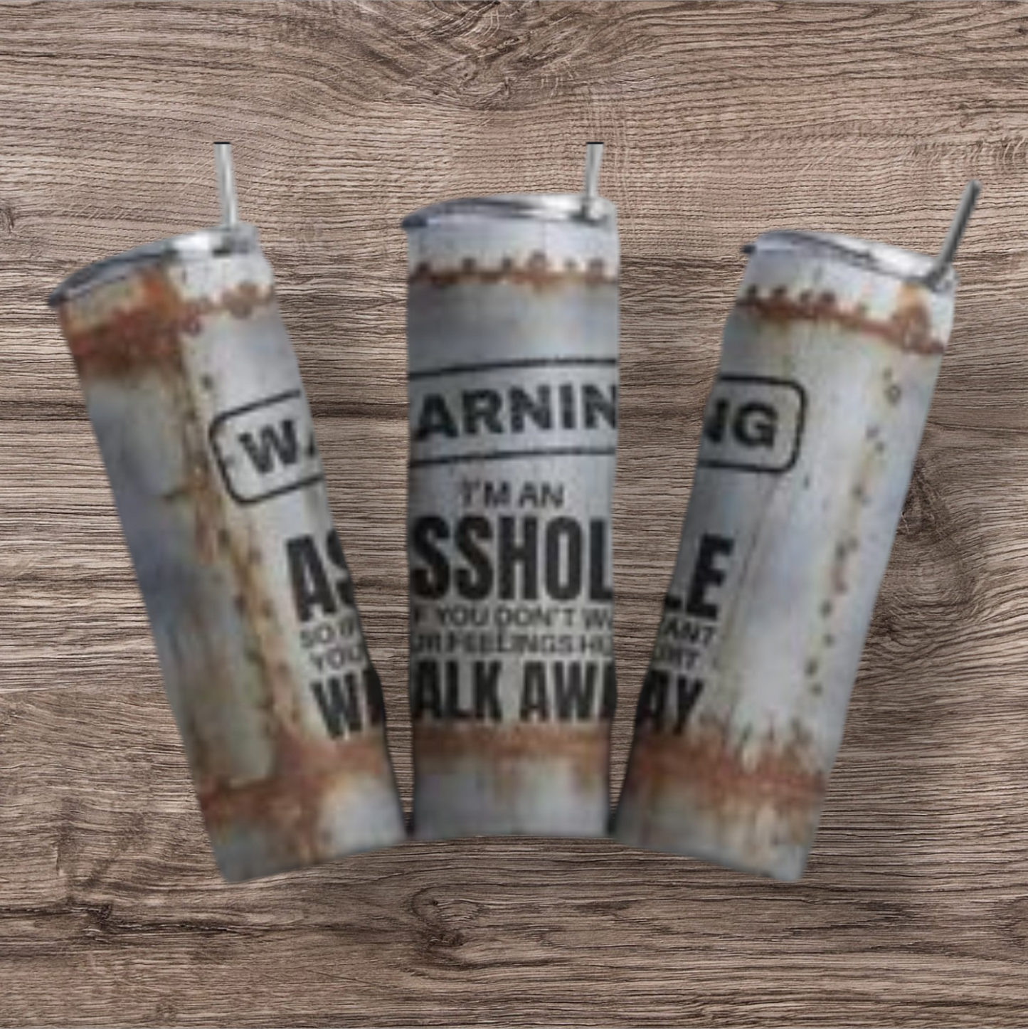 20oz I a "A"..hole sublimation stainless tumbler