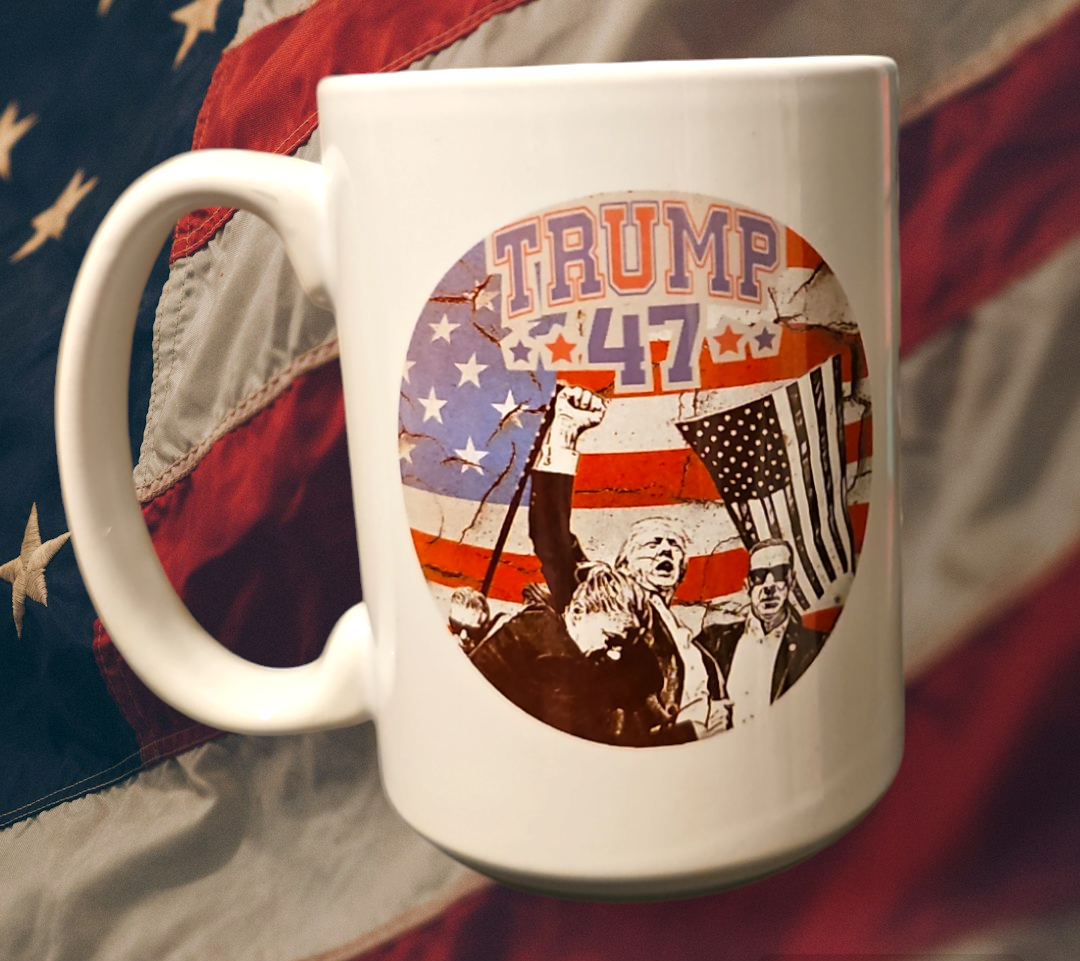 15oz Sublimation Trump 47 mug
