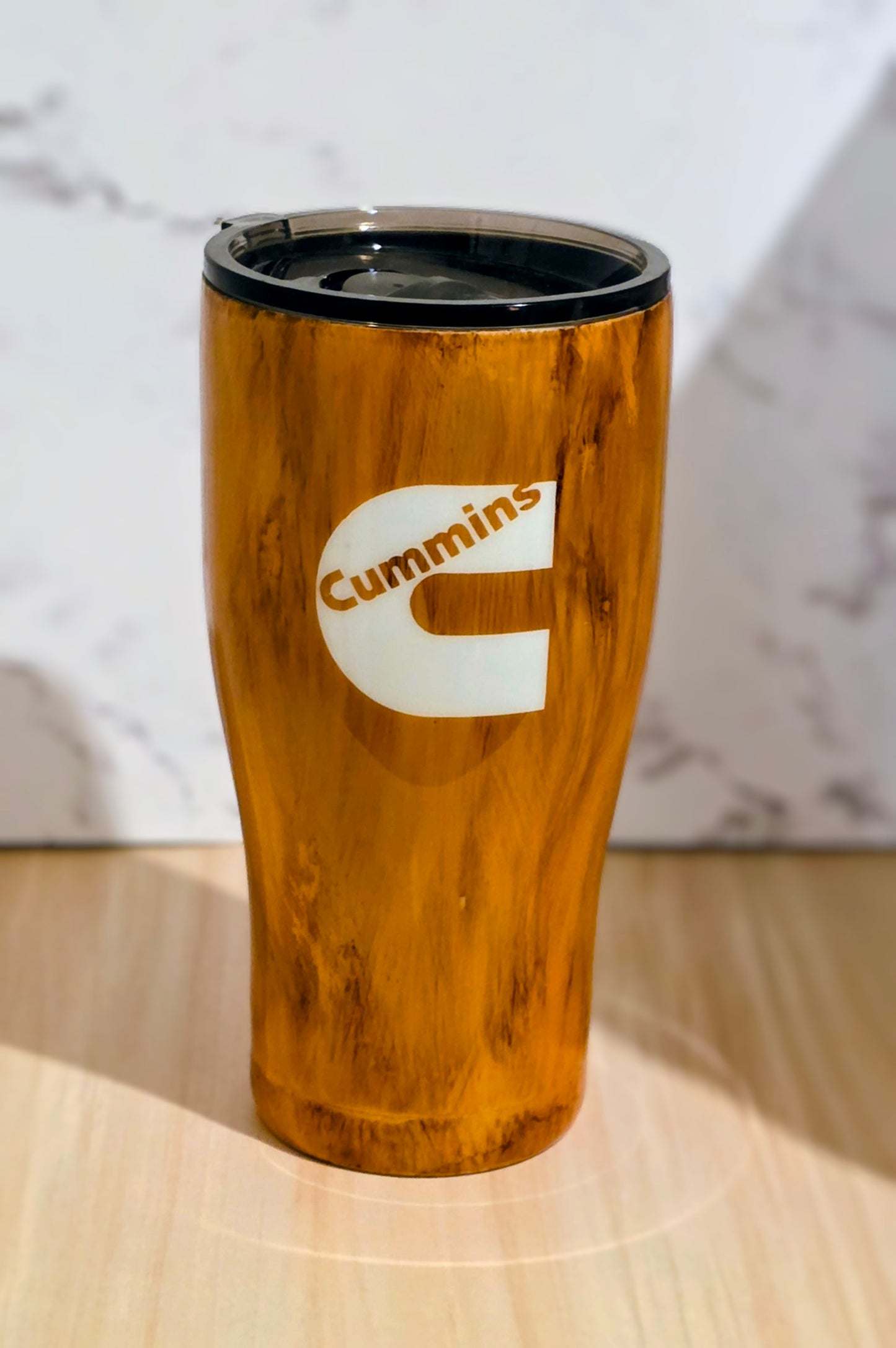 30oz Rolling Coal custom epoxy Stainless Tumbler